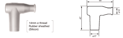 NGK TB05EM Resistor Covers