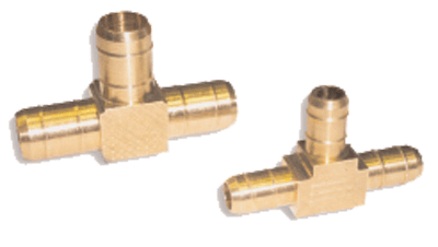 Brass Fuel T Fittings 009-102, 009-100